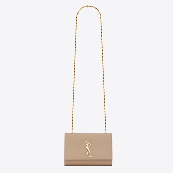 Authentic YSL Saint Laurent KATE SMALL CHAIN BAG IN GRAIN DE POUDRE MSRP $2,268! - Picture 5 of 17